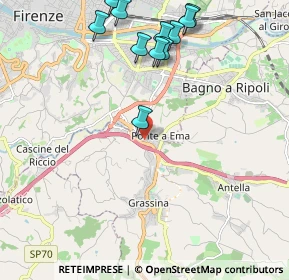 Mappa Via Corte Grifoni, 50012 Bagno a Ripoli FI, Italia (2.47)