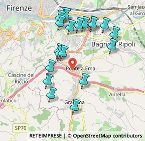 Mappa Via Corte Grifoni, 50012 Bagno a Ripoli FI, Italia (2.0115)