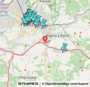 Mappa Via Corte Grifoni, 50012 Bagno a Ripoli FI, Italia (4.6055)