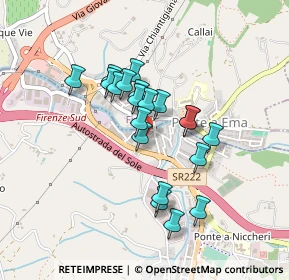 Mappa Via Corte Grifoni, 50012 Bagno a Ripoli FI, Italia (0.3575)