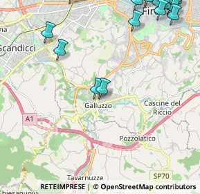 Mappa Galluzzo, 50125 Firenze FI, Italia (3.5715)