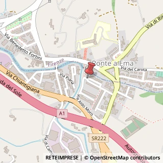Mappa Via Pietro Nenni, 1, 50012 Bagno a Ripoli, Firenze (Toscana)