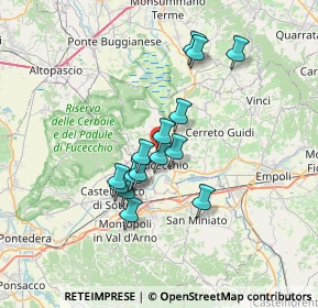 Mappa Via dei Rosai, 50054 Fucecchio FI, Italia (5.60467)