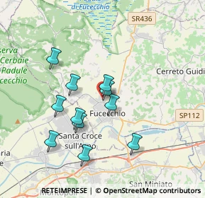 Mappa Via dei Rosai, 50054 Fucecchio FI, Italia (3.29909)