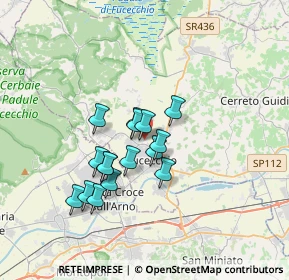 Mappa Via dei Rosai, 50054 Fucecchio FI, Italia (2.79375)