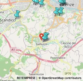 Mappa Via Fra' Ruffino, 50125 Firenze FI, Italia (2.78909)