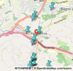 Mappa Via Pietro Nenni, 50012 Bagno a Ripoli FI, Italia (1.3035)