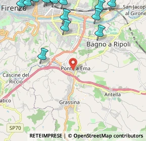 Mappa Via Pietro Nenni, 50012 Bagno a Ripoli FI, Italia (3.5455)