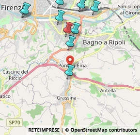 Mappa Via Pietro Nenni, 50012 Bagno a Ripoli FI, Italia (2.59273)