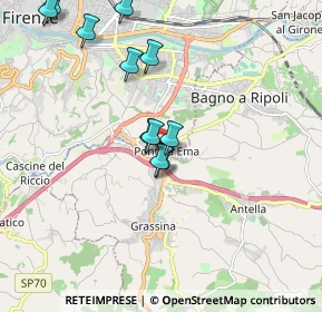 Mappa Via Pietro Nenni, 50012 Bagno a Ripoli FI, Italia (1.94091)