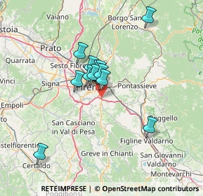 Mappa Via Pietro Nenni, 50012 Bagno a Ripoli FI, Italia (10.99917)