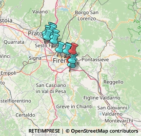 Mappa Via Pietro Nenni, 50012 Bagno a Ripoli FI, Italia (10.63929)