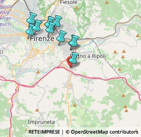 Mappa Via Pietro Nenni, 50012 Bagno a Ripoli FI, Italia (3.95545)