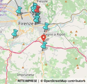 Mappa Via Pietro Nenni, 50012 Bagno a Ripoli FI, Italia (4.44636)