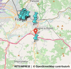 Mappa Via Pietro Nenni, 50012 Bagno a Ripoli FI, Italia (4.2345)