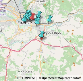 Mappa Via Pietro Nenni, 50012 Bagno a Ripoli FI, Italia (3.87692)