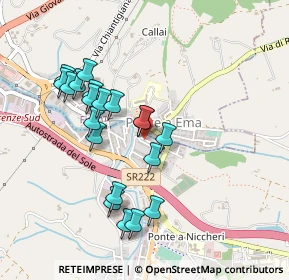 Mappa Via Pietro Nenni, 50012 Bagno a Ripoli FI, Italia (0.4495)