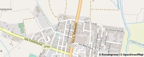 Mappa Bibbiena