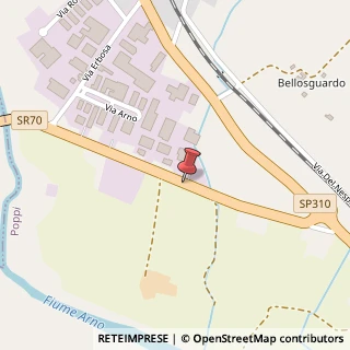 Mappa Via campaldino-porrena 4, 52014 Poppi, Arezzo (Toscana)