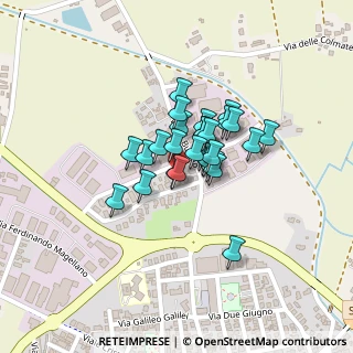 Mappa Via A.Volta, 50054 Fucecchio FI, Italia (0.125)