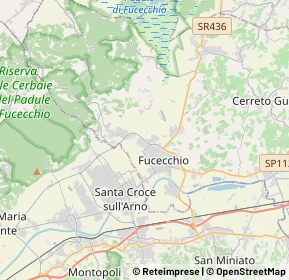 Mappa 50054 Fucecchio FI, Italia (6.785)