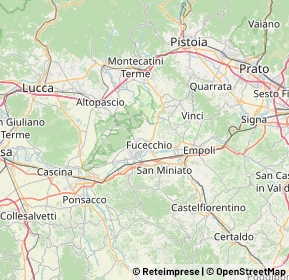 Mappa 50054 Fucecchio FI, Italia (14.9525)