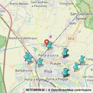 Mappa Via Monti Vincenzo, 56123 Pisa PI, Italia (2.56333)