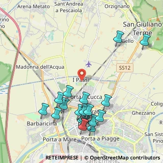 Mappa Via Monti Vincenzo, 56123 Pisa PI, Italia (2.3935)
