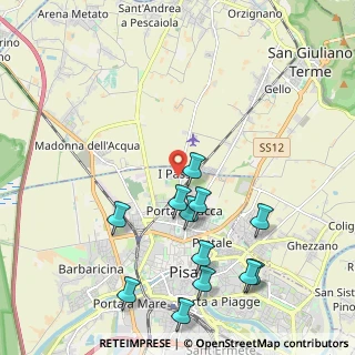 Mappa Via Monti Vincenzo, 56123 Pisa PI, Italia (2.37667)