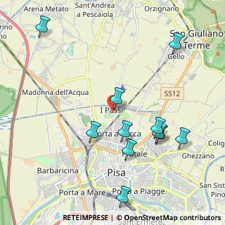 Mappa Via Monti Vincenzo, 56123 Pisa PI, Italia (2.29455)