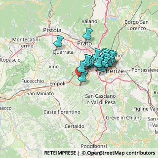 Mappa Via Gello, 50055 Lastra a Signa FI, Italia (9.7105)