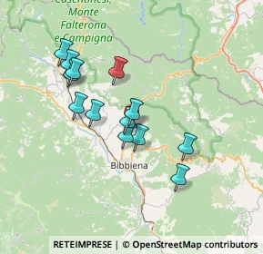 Mappa Via Aldo Moro, 52011 Bibbiena AR, Italia (6.30615)