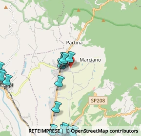 Mappa Via Aldo Moro, 52011 Bibbiena AR, Italia (2.863)