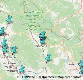Mappa Via Aldo Moro, 52011 Bibbiena AR, Italia (27.9115)