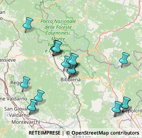 Mappa Via Aldo Moro, 52011 Bibbiena AR, Italia (16.3305)