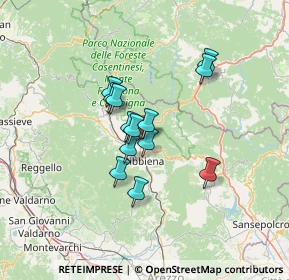 Mappa Via Aldo Moro, 52011 Bibbiena AR, Italia (10.00231)