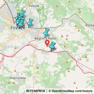 Mappa Via dei Noccioli, 50012 Bagno a Ripoli FI, Italia (5.46214)