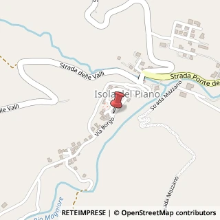 Mappa Via Giuseppe Garibaldi, 5, 61030 Isola del Piano, Pesaro e Urbino (Marche)