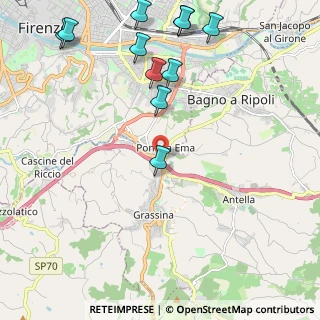 Mappa Via Chiantigiana, 50012 Bagno a Ripoli FI, Italia (2.76091)