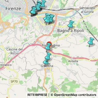 Mappa Via Chiantigiana, 50012 Bagno a Ripoli FI, Italia (2.804)