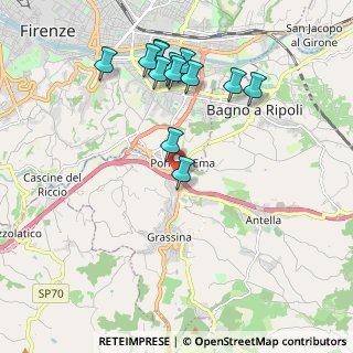 Mappa Via Chiantigiana, 50012 Bagno a Ripoli FI, Italia (2.10308)