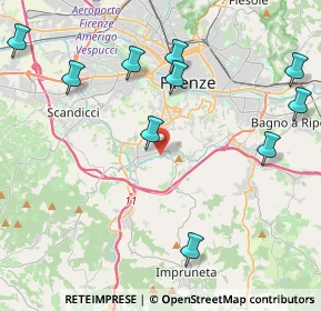 Mappa Via Vecchia di Pozzolatico, 50125 Firenze FI, Italia (5.44818)