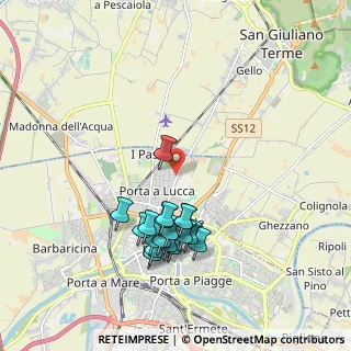 Mappa Via Ettore Serani, 56123 Pisa PI, Italia (1.91333)