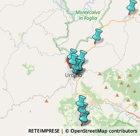 Mappa Via Salvemini, 61029 Urbino PU, Italia (3.76286)