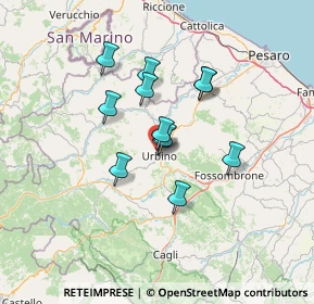 Mappa Via Salvemini, 61029 Urbino PU, Italia (10.1475)