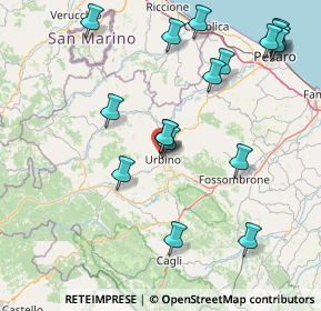 Mappa Via Salvemini, 61029 Urbino PU, Italia (18.73611)