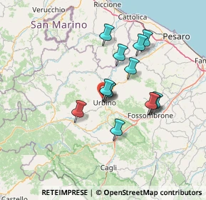 Mappa Via Salvemini, 61029 Urbino PU, Italia (11.23692)