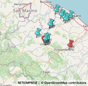 Mappa Via Gaetano Salvemini, 61029 Urbino PU, Italia (12.39692)