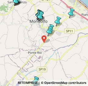 Mappa Via Pergolese, 61037 Mondolfo PU, Italia (2.856)
