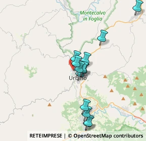 Mappa Via Zena Mancini, 61029 Urbino PU, Italia (3.80286)